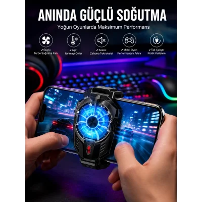 BUĞZ Telefon Soğutucu Fanlı Güçlü Motor Radyotör Soğutucu