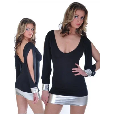 BUĞZ Terry Pau TP112117 Açık Kollu Mini Elbise