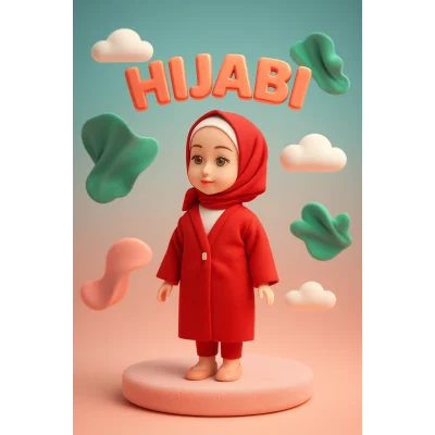 BUĞZ Tesettür Giyen Tesettürlü Kapalı Edep Bebek Maneviyat İnanç Geliştirici İlahi Söyleyen Konuşan