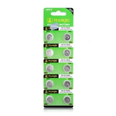 BUĞZ TıanQıu Ag10 Lr1130/389 Alkalin 10lu Düğme Pil
