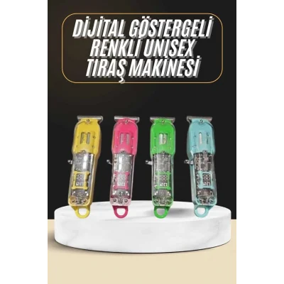 BUĞZ Tıraş Makinesi Renkli Dijital Göstergeli Epilasyon Öncesi Kısaltma Makinesi - BUĞZ
