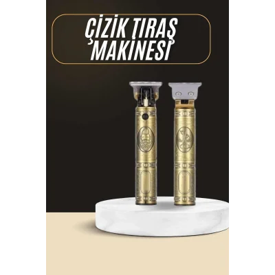 BUĞZ Tıraş Makinesi Şarjlı Çizik Tıraş Paslanmaz Çelik Bıçaklı 4 Taraklı
