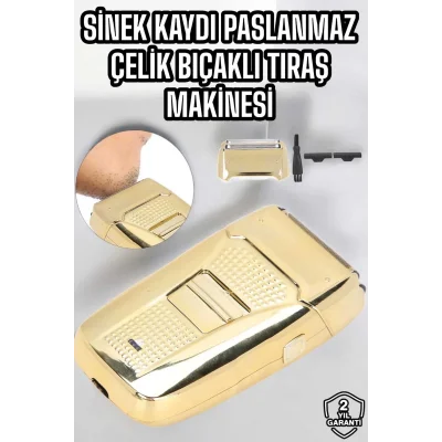  Tıraş Makinesi Sinek Kaydı Saç Sakal ve Vücut Tıraşına Uygun