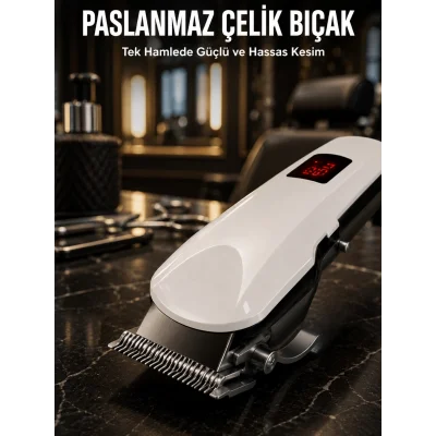 BUĞZ Tıraş Makinesi Uzun Ömürlü Batarya, Keskin Bıçaklar ve Profesyonel Yeni Nesil