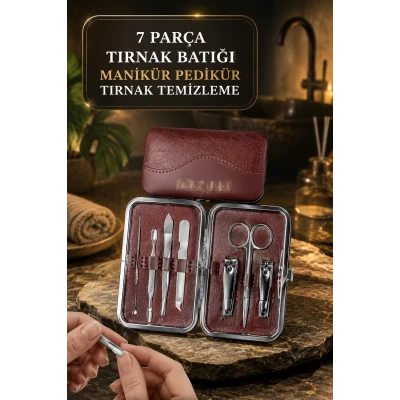 BUĞZ Tırnak Batığı Temizliği ve Günlük Bakım İçin 7 Parça Profesyonel Set