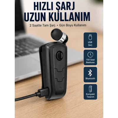 BUĞZ Titreşimli Bluetooth Kulaklık Fineblue F910 Uzun Pil Ömrü Yeni Nesil