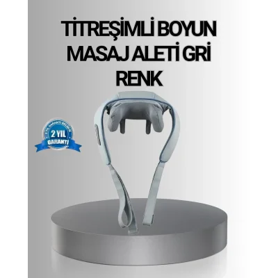 BUĞZ Titreşimli Boyun Masaj Cihazı Isı Terapili Şarjlı VNB-01 Ergonomik U Tasarım