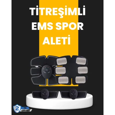  Titreşimli EMS Spor ve Fitness Cihazı Karın Kası Kol Bacak 2025 Model
