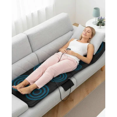 BUĞZ Titreşimli Isıtmalı Masaj Yatağı Sırt Boyun ve Tüm Vücut Rahatlatıcı