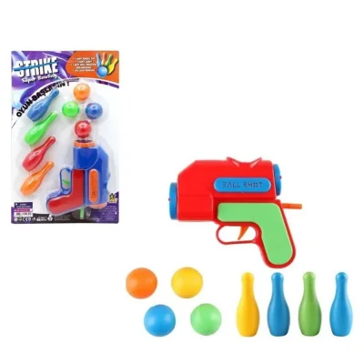 BUĞZ Top Atan Oyuncak Tabanca Strike Gun Bowling