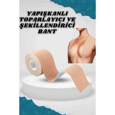 BUĞZ Toparlayıcı Göğüs Bandı Şekillendirici Ten Rengine Uygun Esnek Hassas Ciltlere Uygun - BUĞZ