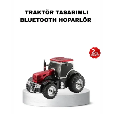BUĞZ Traktör Tasarımlı Bluetooth Hoparlör 12W TWS Destekli Nostaljik Model