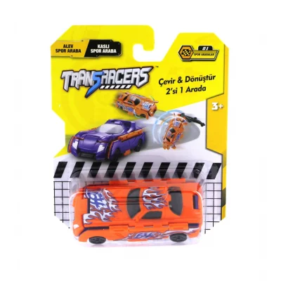  Transracers Dönüşen Araçlar Spor Arabalar Alev / Kaslı
