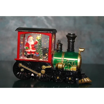 BUĞZ Trenli Yılbaşı Işıklı Kar Küresi Alk3220