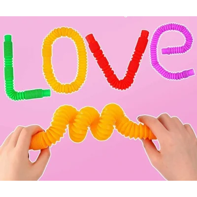 BUĞZ Tubes Anti Stres Duyusal Oyuncak Bubble Fidget  (4 Adet )