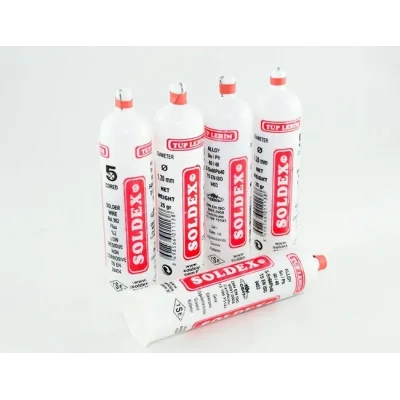 BUĞZ Tüp Lehim 1,2 Mm 25 Gr - 5 Kanallı, Sn:60 / Pb:40