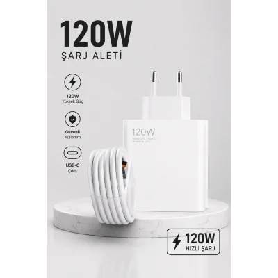 BUĞZ Turbo Hızlı Şarj Destekli 120W USB-C Şarj Seti