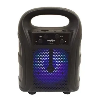  Tutmalı Mini Hoparlör Işıklı Taşınabilir Bluetooth Wireless Radyolu Sd Kart ve USB Girişli Hoparlör