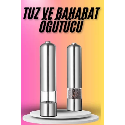  Tuz Baharat Öğütücü Otomatik Baharat Değirmeni Uzun Ömürlü Pratik