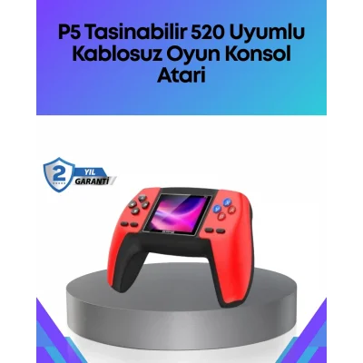 BUĞZ TV Bağlantılı 520 Oyunlu P5 Retro GamePad Konsol