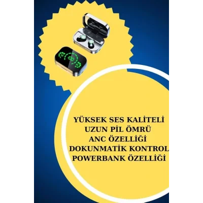 BUĞZ TWS Bluetooth Kulaklık ve Akıllı Saat Uyku Takibi Nabız Ölçer Uzun Pil Ömrü