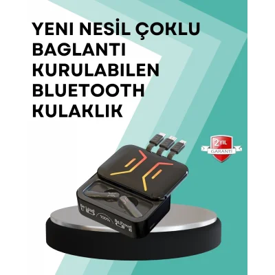  Type-C Girişli Bluetooth Kulaklık – Uzun Bekleme Süresi