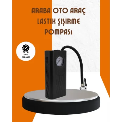  Type-C Şarjlı Güçlü Elektrikli Kompresör Motosiklet Oto Bisiklet İçin