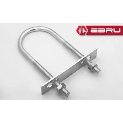 BUĞZ U Civata, Karşılık Demiri + Somunlu - M6x30 - 25 Set