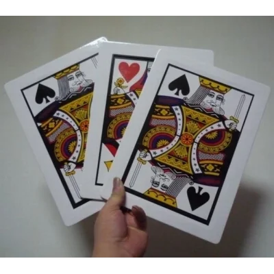 BUĞZ Üç Kart Monte Sihirbazlık Oyunu  Basit Etkileyici Sihirbazlık Oyunu 0040- 3 Kart Fiyatı