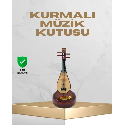 BUĞZ Ud Sembolü Müzik Kutusu Estetik Tasarım Melodi Destekli