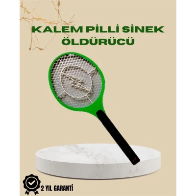  üksek Gerilimli Elektronik Sinek Öldürücü – Pil ile Çalışan, Güvenlik Izgaralı