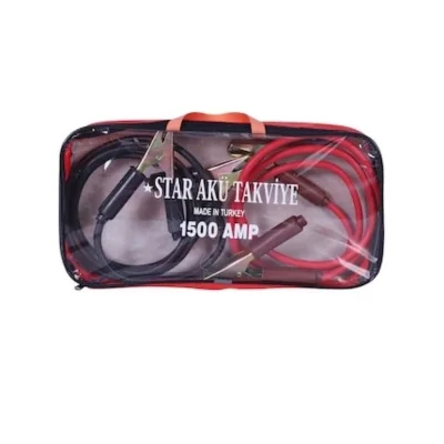  Ultra Güçlü Araba Akü Takviye Kablosu - 1500 Amper Çantalı