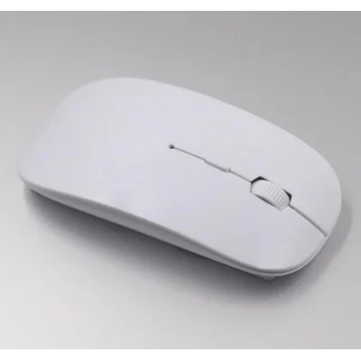 BUĞZ Ultra İnce Usb Bilgisayar Pc Dizüstü Masaüstü Kablosuz Mouse (beyaz)