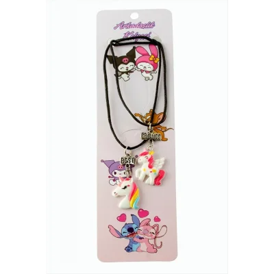 BUĞZ Unicorn Arkadaşlık Kolyeleri (Çift Kolye)