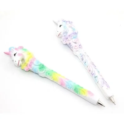  Unicorn Polyester Tükenmez Kalem