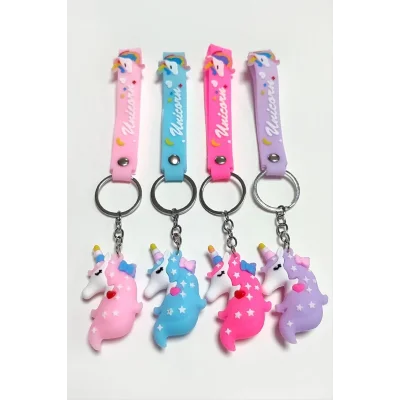  Unicrn Silikon Anahtarlık