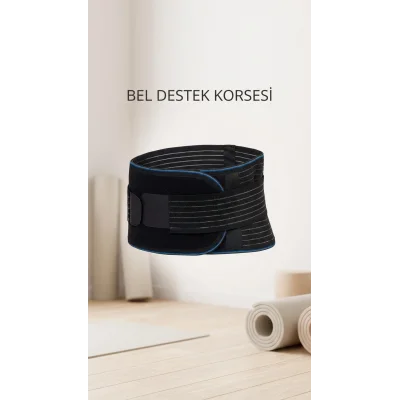 BUĞZ Unisex Ortopedik Ayarlanabilir Nefes Alabilir Bel Destek Korsesi