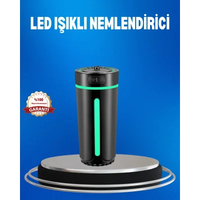 BUĞZ USB Bağlantılı LED’li Hava Nemlendirici Aromaterapi Buhar Difüzörü