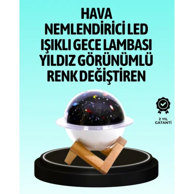 BUĞZ USB ile çalışan projektörlü aromaterapi nemlendirici masaüstü kullanım için uygun