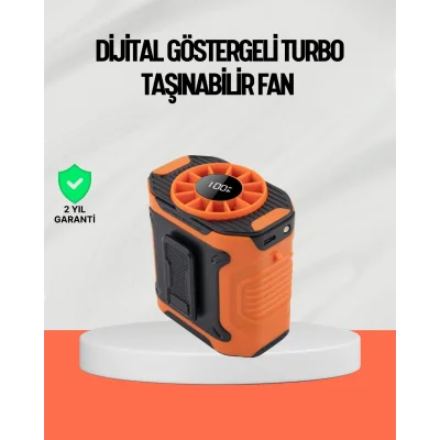  USB Şarjlı Güçlü Hız Ayarlı El ve Bel Fanı