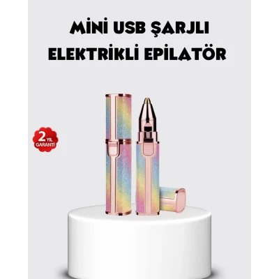 BUĞZ USB Şarjlı Kaş ve Yüz Tüy Alma Cihazı – Taşınabilir ve Acısız Kullanım
