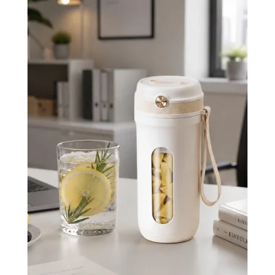 BUĞZ USB Şarjlı Mini Smoothie Blender Pratik Meyve Karıştırıcı 350 ML