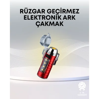 BUĞZ USB Şarjlı Suya Dayanıklı Elektrikli Çakmak