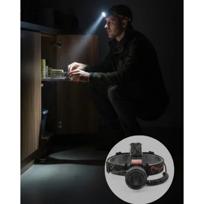 BUĞZ USB Type C Şarjlı Sensörlü Kafa Lambası Uzun Ömürlü Batarya