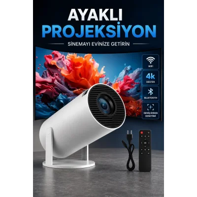 BUĞZ USB ve Kablosuz Bağlantı Özellikli 5000 Saat Ampul Ömürlü Projeksiyon