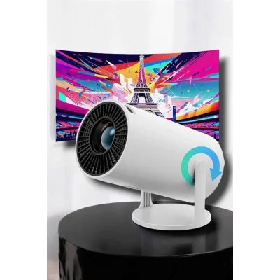  USB ve Kablosuz Bağlantı Özellikli 5000 Saat Ampul Ömürlü Projeksiyon