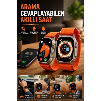 BUĞZ Uyku ve Nabız Takipli, Wireless Şarjlı Akıllı Saat Android ve iOS Uyumlu
