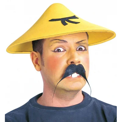 BUĞZ Uzak Doğu Asyalı Şapkası Sarı Renk