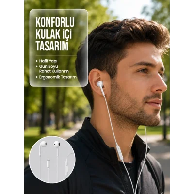 BUĞZ Uzaktan Kumandalı Mikrofonlu Mükemmel Ses Deneyimi Kulaklık Yeni Nesil