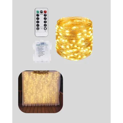 BUĞZ Uzaktan Kumandalı Perde Tipi Günışığı Peri Led Işık Dekorasyon - Lisinya